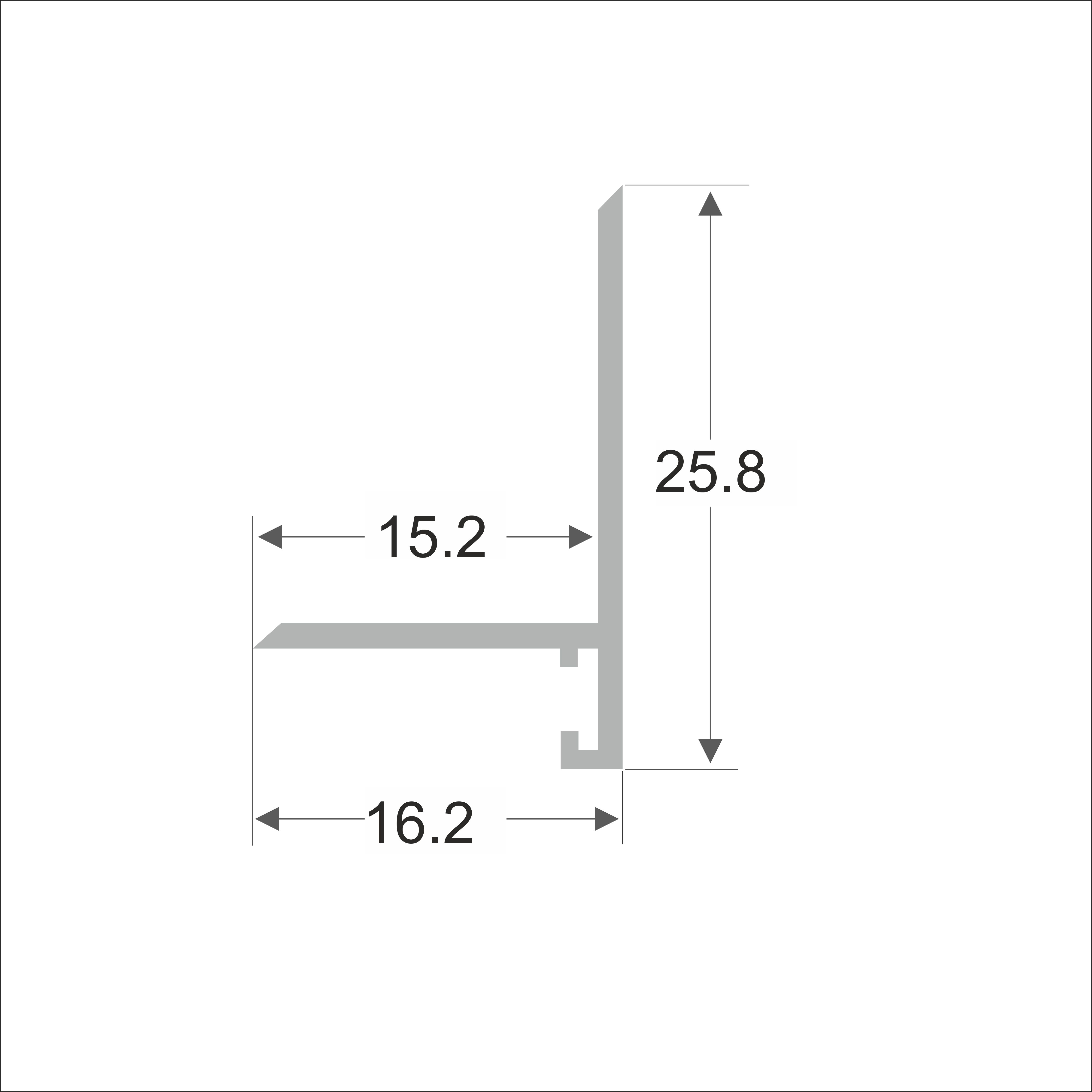 микроплинтус 16*26